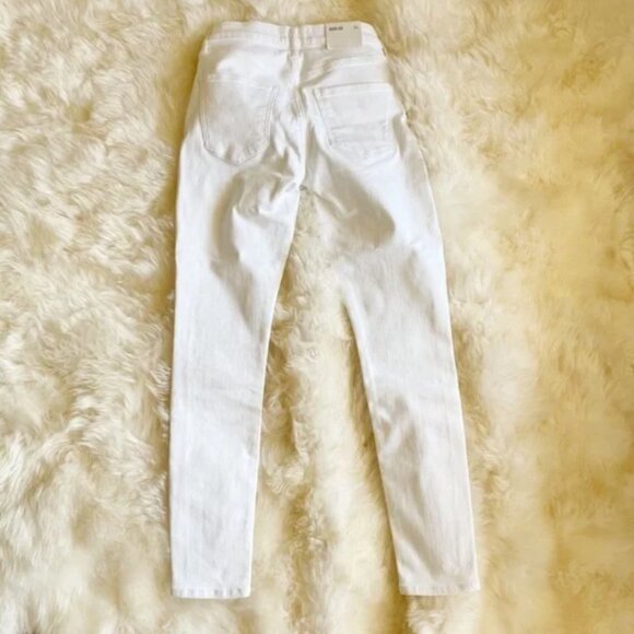 AGOLDE Sophie Mid Rise Skinny Ankle Jean white - Picture 4 of 6